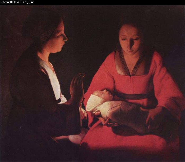 Georges de La Tour The Newborn Christ